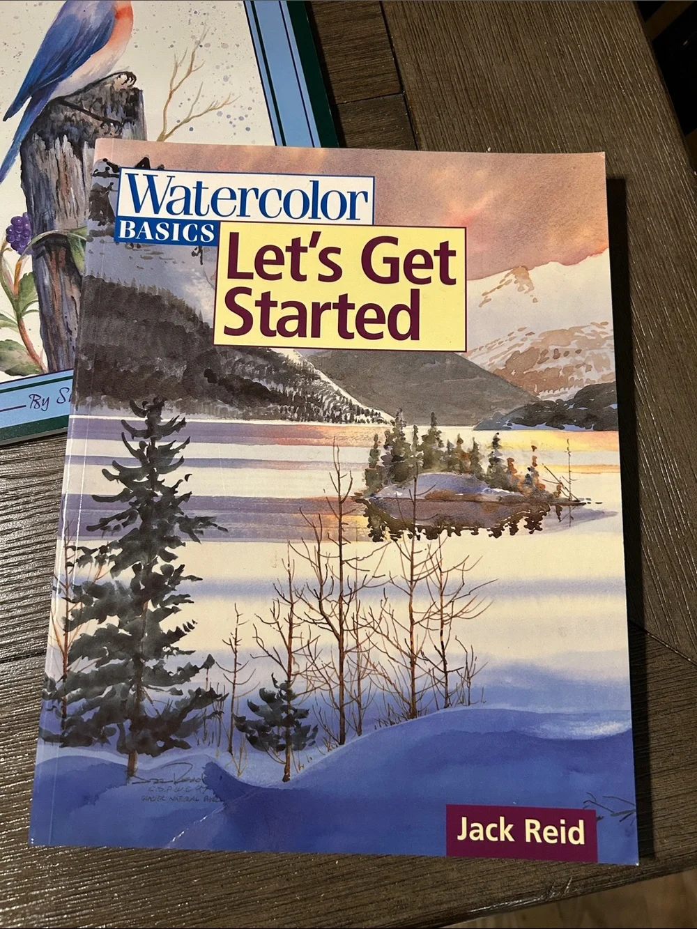 Watercolor instruction book group painting methods 4 books very good condition